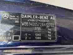 MERCEDES-BENZ W140, S-Class 1998 Full Interior